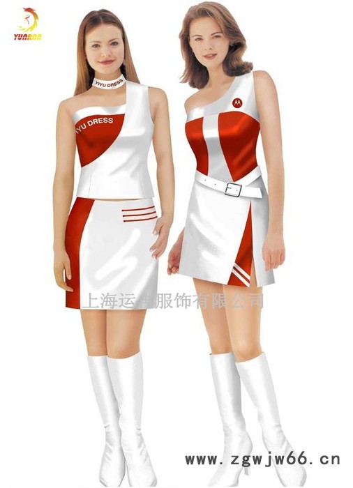 运冉供应促销服商场营业员工装制服食品饮料促销礼仪服工作服厂家定做图3