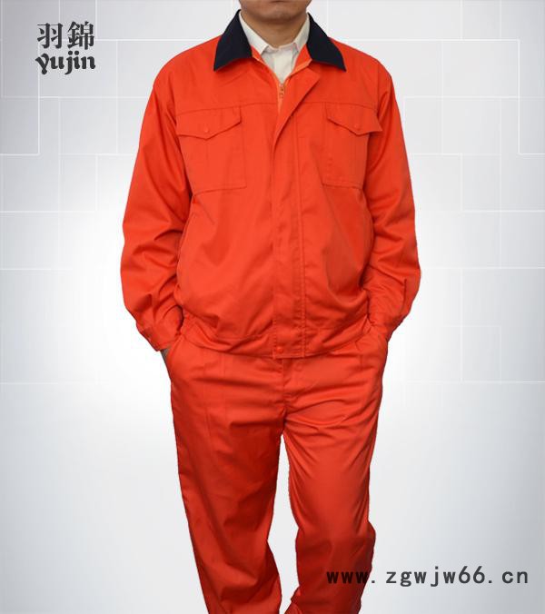 供应羽锦  加厚分体套装防护防静电工作服 电力造船电子厂制服厂服可定制