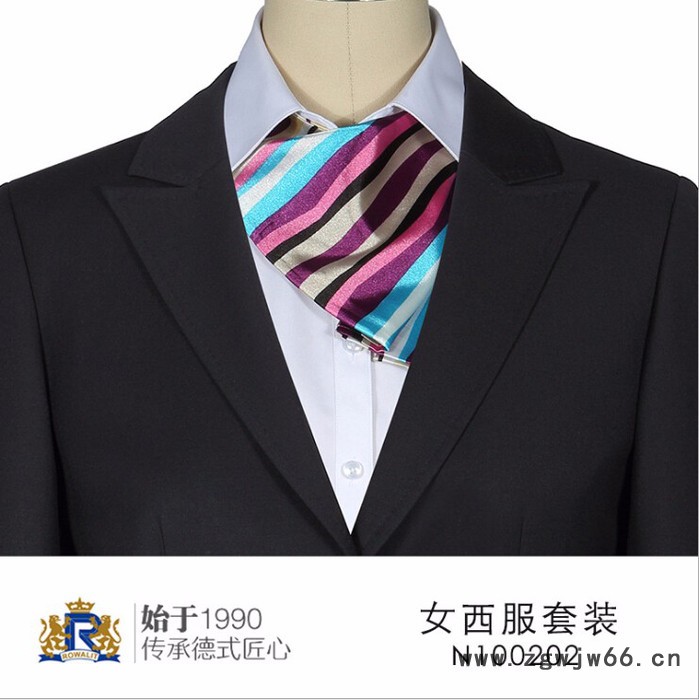 2017秋冬新款女士西服职业装男女西装职业套装女酒店工作服定制 西服女图4