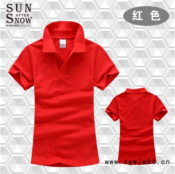 雪阳珠地棉翻领polo衫短袖 工作服工衣定做工厂现货直批印花刺绣图3