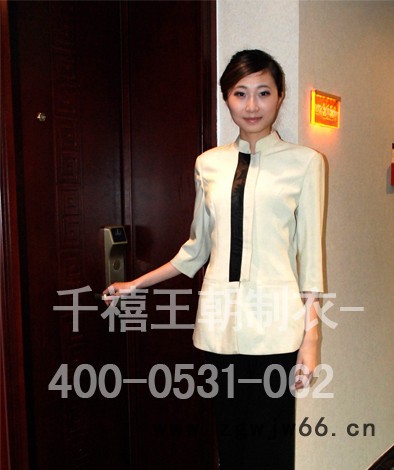 供应千禧王朝职业装五星级酒店客房保洁服五星级酒店服装工作服客房保洁服