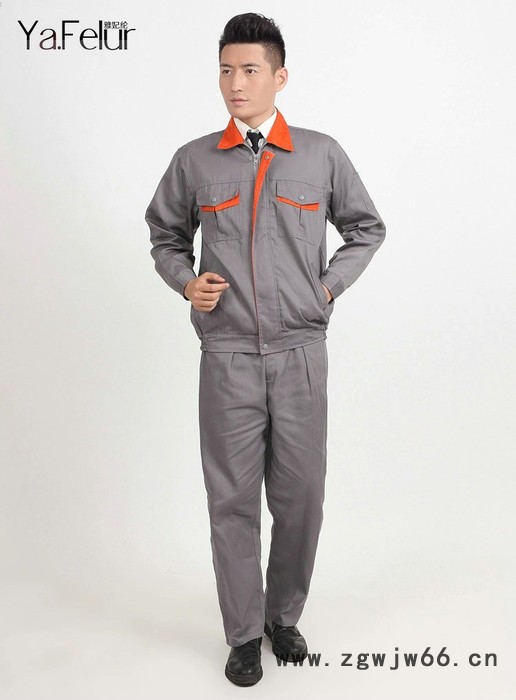 广州供应男长袖工作服套装男工装劳保服电焊工作服汽修工作服订做图4