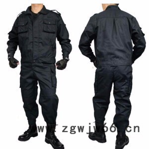 冬季加厚防工作服棉袄保安服logo定做图5