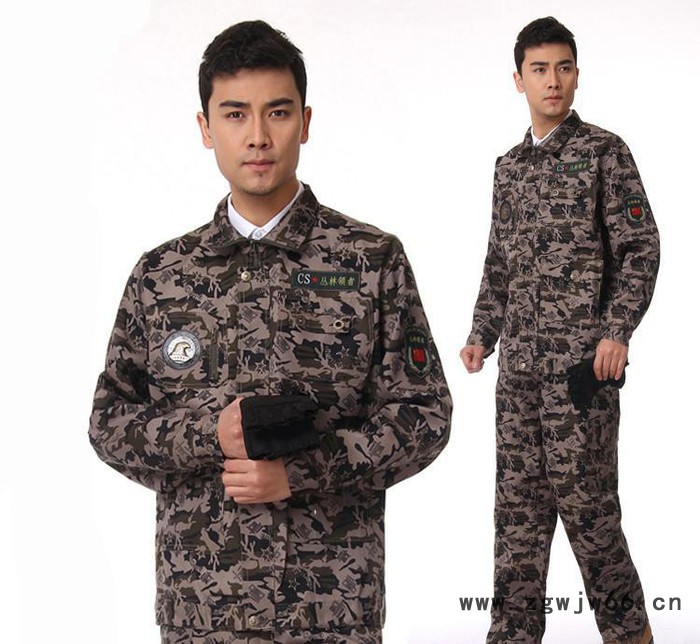 昌圣051帽徽多兜迷彩军训作训服迷彩服工作服户外拓展服图2