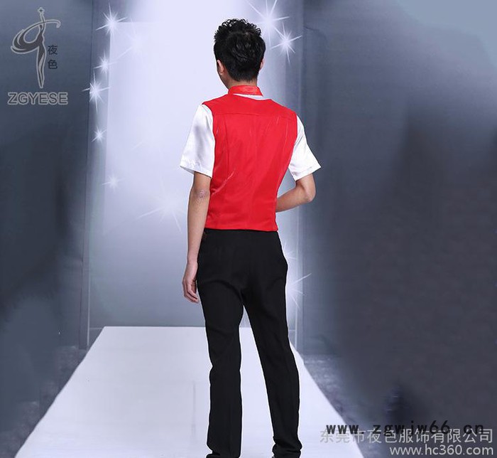 2016新款系列 酒店工作服夏装 服务员制服夜场会所少爷图2