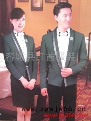 供应宏茜A-34大量供应酒店餐厅服务生制服工作服图3