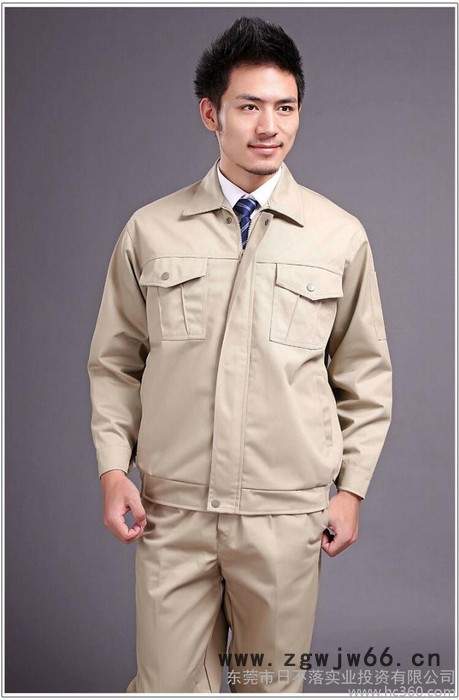 厂家供应2014新款秋季劳保服套装 工程劳保工作服定制可来图来样图3