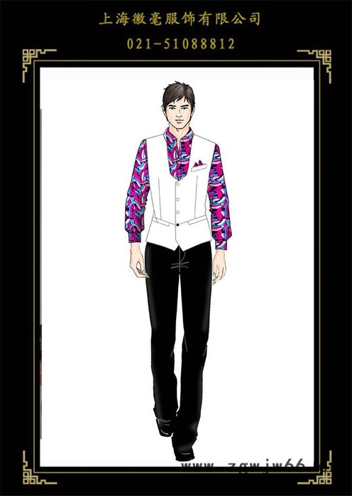 酒店餐饮制服工作服定做,大堂经理主管职业装,行政制服工作服图2