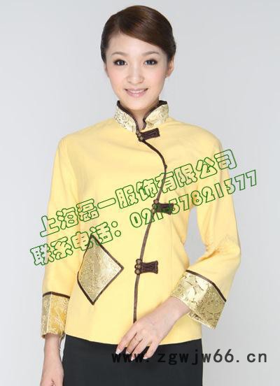 上海专业定做酒店工作服制服 服务员厨师服餐饮服定制订做图2