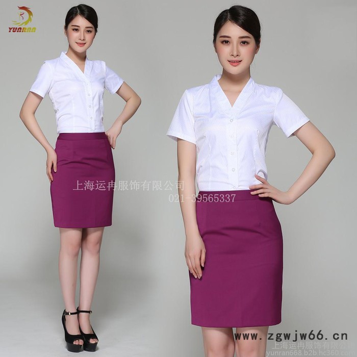 运冉空姐服定做航空制服马甲套装春夏高铁服装前台接待工作服厂家图2