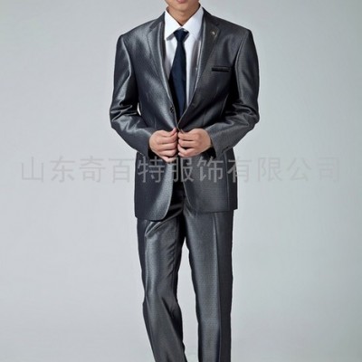供应奇百特男士职业套装，男装工作服。部门主管工作服