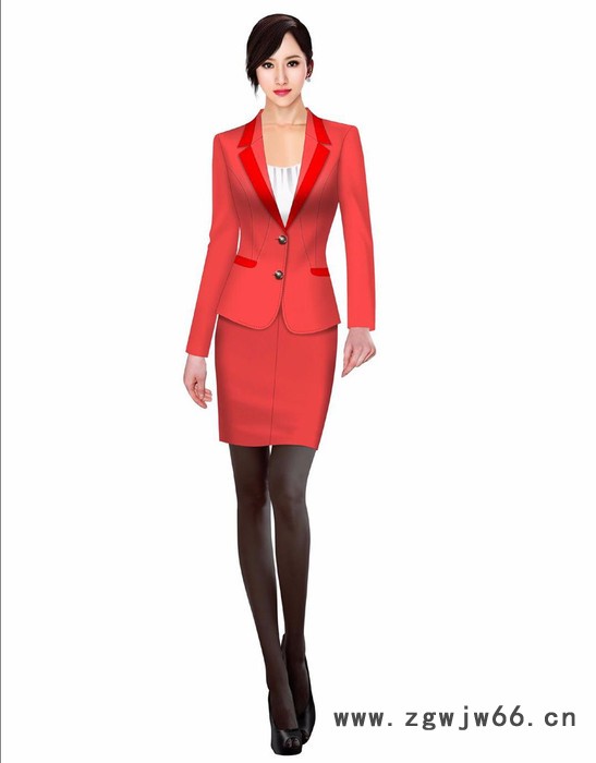 职业装厂家设计定做酒店装 酒店男女工作服 总台工作服定制图3