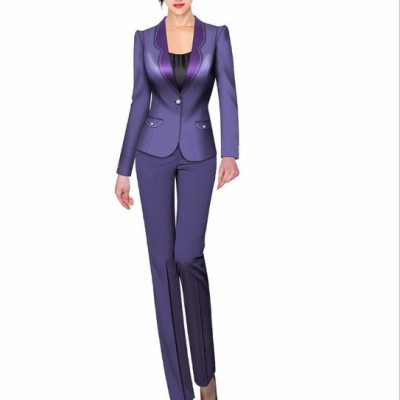 职业装厂家设计定做酒店装 酒店男女工作服 总台工作服定制