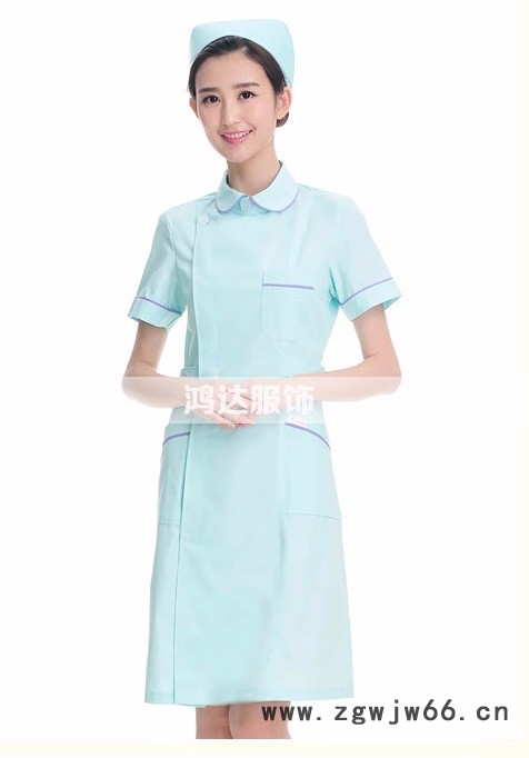 2016夏季长袖新款护士白大褂工作服，美容院工作服 美容服美容师服装 专业订做生产厂家图4