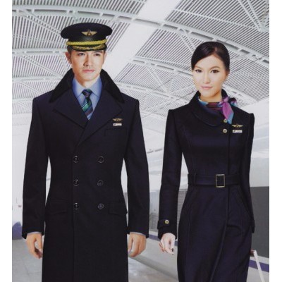 透气多功能保安大衣加长防寒棉服冬季工作服棉大衣男女保安服冬装