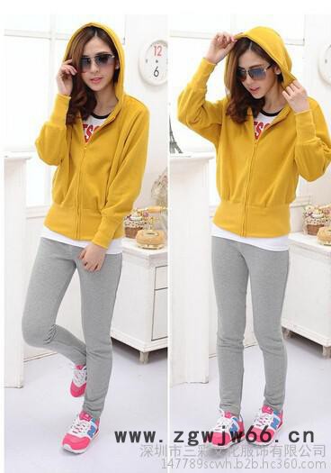 服定制连帽拉链带绒卫衣工作服广告衫来图印字diy衣服印logo图2