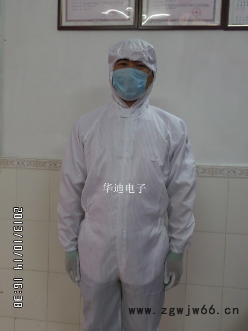 供应深圳防静电连体服，广州防静电服，三连体工作服，电子厂防静电服