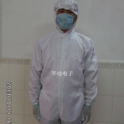 供应深圳防静电连体服，广州防静电服，三连体工作服，电子厂防静电服