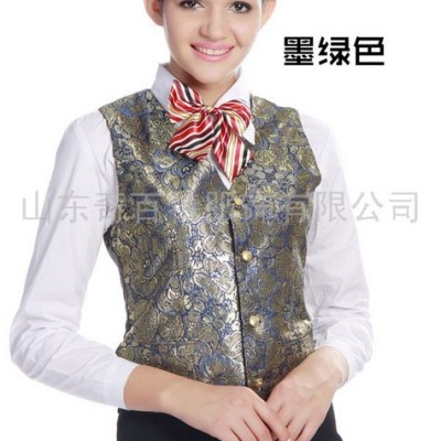 供应07003SD酒店马甲工作服 马甲服装 马甲服装工作服