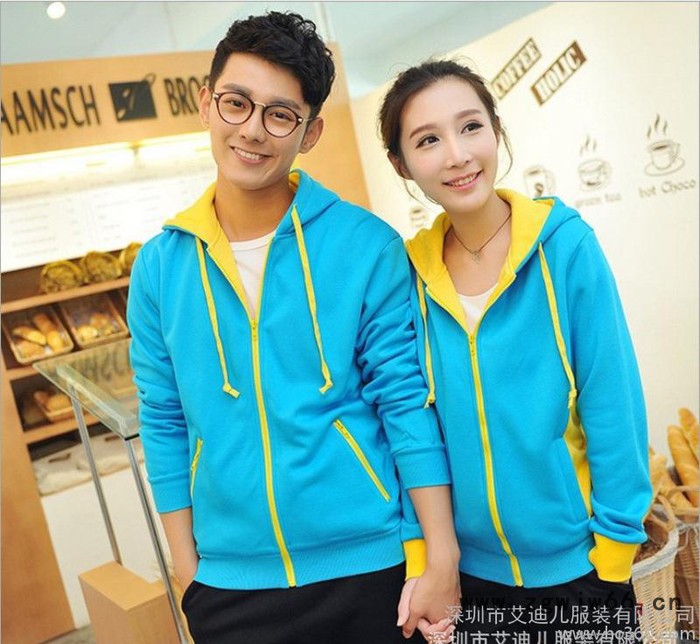 卫衣定制400克加厚加绒拉链外套连帽衫秋冬工作服diy来图定图3