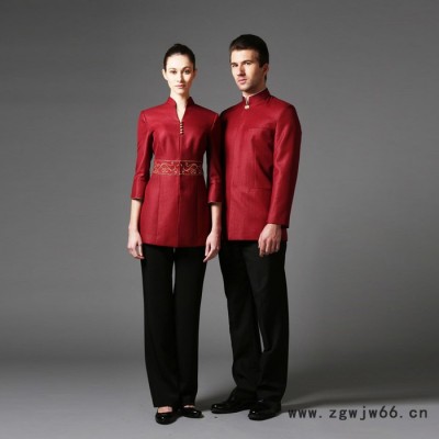 浪野前台服装定制工作服定做批发