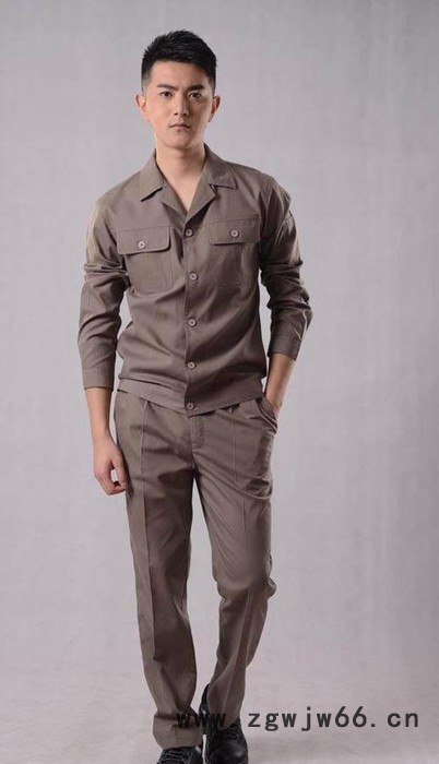 现货采购2014新款春装工作服普通工装