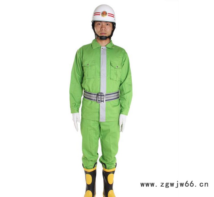 94式绿色消防战斗服 火灾阻燃服 消防员工作服 防护服 消防服装图2