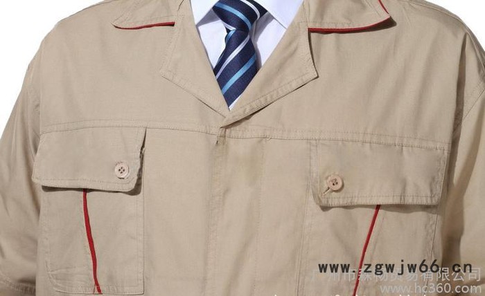 纯棉工作服上衣图2