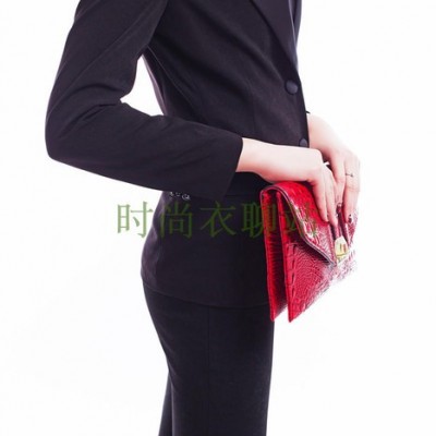 钿璎新款女士春秋职业装长袖修身气质年会西服商务面试正装工作服