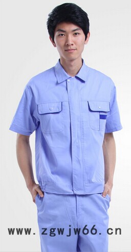 番禺区员工短袖工作服订做，番禺厂服订做，市桥电子厂工作服订做，出货快，款式多图3