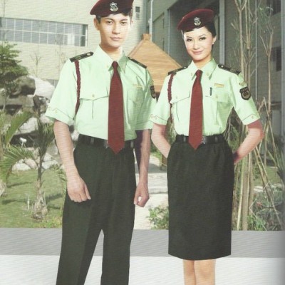 供应广州新款男女保安服制服 行政执法服上装套装长袖短袖工作服
