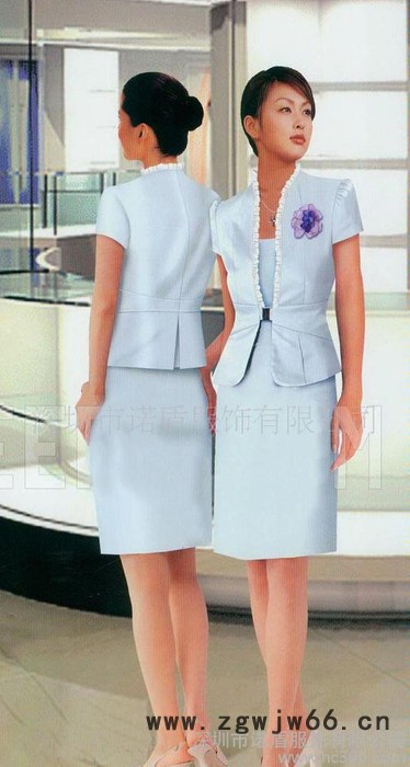 黄金珠宝物业药业保健品公司等工作服促销服职业装图2