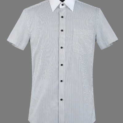 武汉天禧瑞供应新款夏季工作服短袖衬衣，短袖衬衫批发定做，武汉工作服批发定做