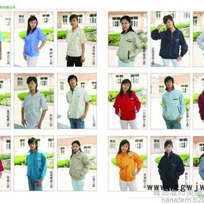 其他套装如食品服、工作服、工作帽、T恤衫等