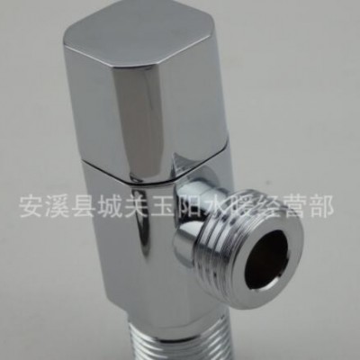 厂家供应批发 铜圆四方三角阀 展运隆 水暖洁具