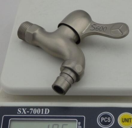 厂家批发 铜芯快开尖嘴拉丝洗衣机水龙头 展运隆卫浴 水暖洁具图3