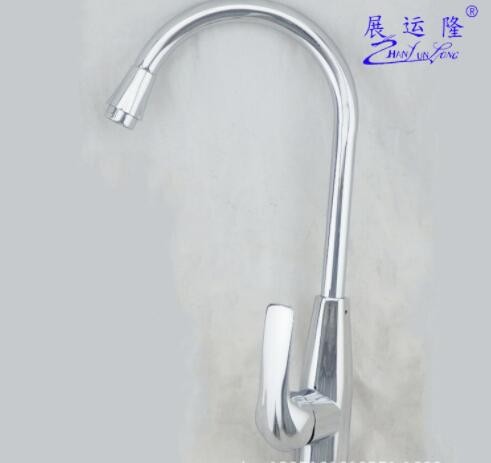 厂家供应批发 梅花单孔冷热混水菜盆水龙头 展运隆卫浴洁具图2