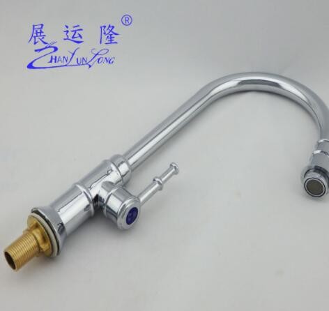 厂家供应批发 单冷水铜心菜盆vs脸盆水龙头 展运隆卫浴洁具图3