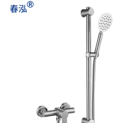 春泓 304不锈钢淋浴龙头冷热 浴缸龙头入墙三联水龙头混水阀图2