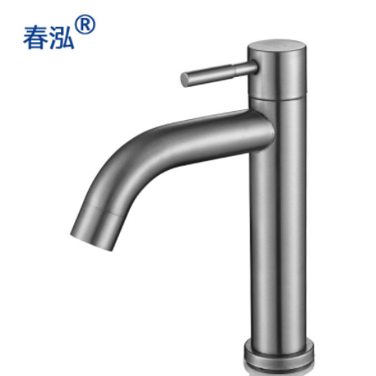 厂家直销不锈钢单冷面盆龙头洗手台下盆龙头图3