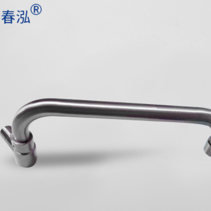 春泓 304不锈钢半自动摇摆酒店厨房灶台水龙头炉灶半自动摇摆龙头图2