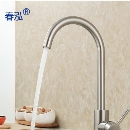春泓 不锈钢厨房冷热水龙头 洗碗池洗菜盆可旋转冷热水龙头图3