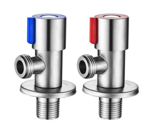 大量批发三角阀 201不锈钢角阀热水器加厚4分铜芯铜杆角阀配件图2