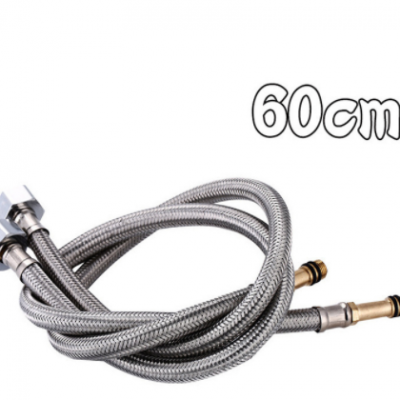 雨燕卫浴 304不锈钢菜盆龙头软管 厨房面盆龙头单头冷热进水管