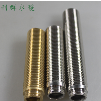 面盆两联龙头配件铜高脚加长 进水直脚单冷龙头高脚 厂家批发图3