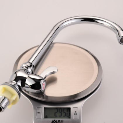 铜单冷厨房水龙头 18大弯水槽龙头 立式单冷菜盆水龙头 厂家直销图3