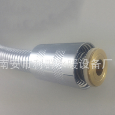 2米淋浴花洒喷头软管淋雨水管不锈钢热水器管 加密防爆铜帽双扣