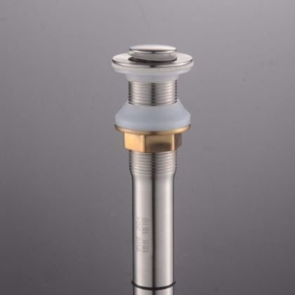 新品面盆下水器 304不锈钢下水洗手盆翻板弹跳下水器配件厂家批发图3