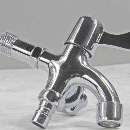 厂家批发 直销洗衣机龙头水嘴 双头双用一进二出三通单冷水龙头图2