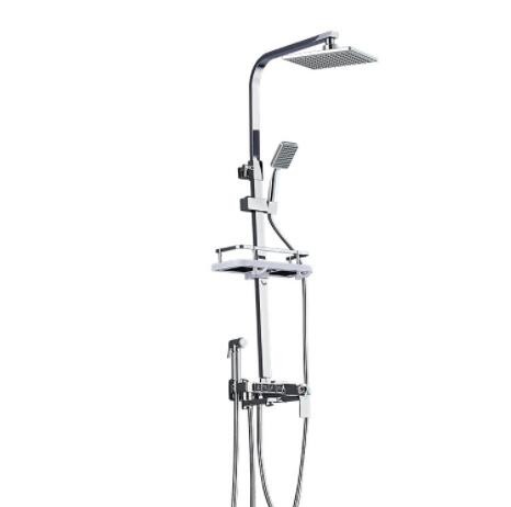 全铜恒温数显淋浴花洒套装家用卫生间黑色卫浴室淋雨顶喷头沐浴器图2